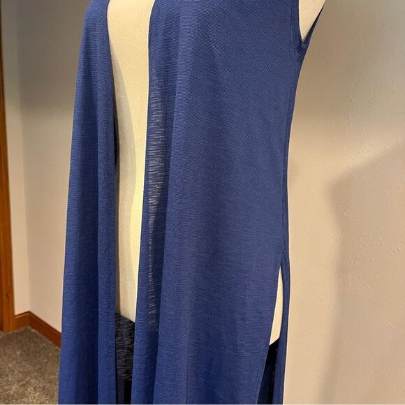 LuLaRoe navy sleeveless Joy open duster size XS - Picture 5 of 12